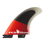 FCS II Accelerator PC Tri Fin Set
