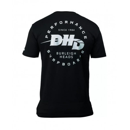 DHD T SHIRT CLASSIC LOGO BLACK / WHITE