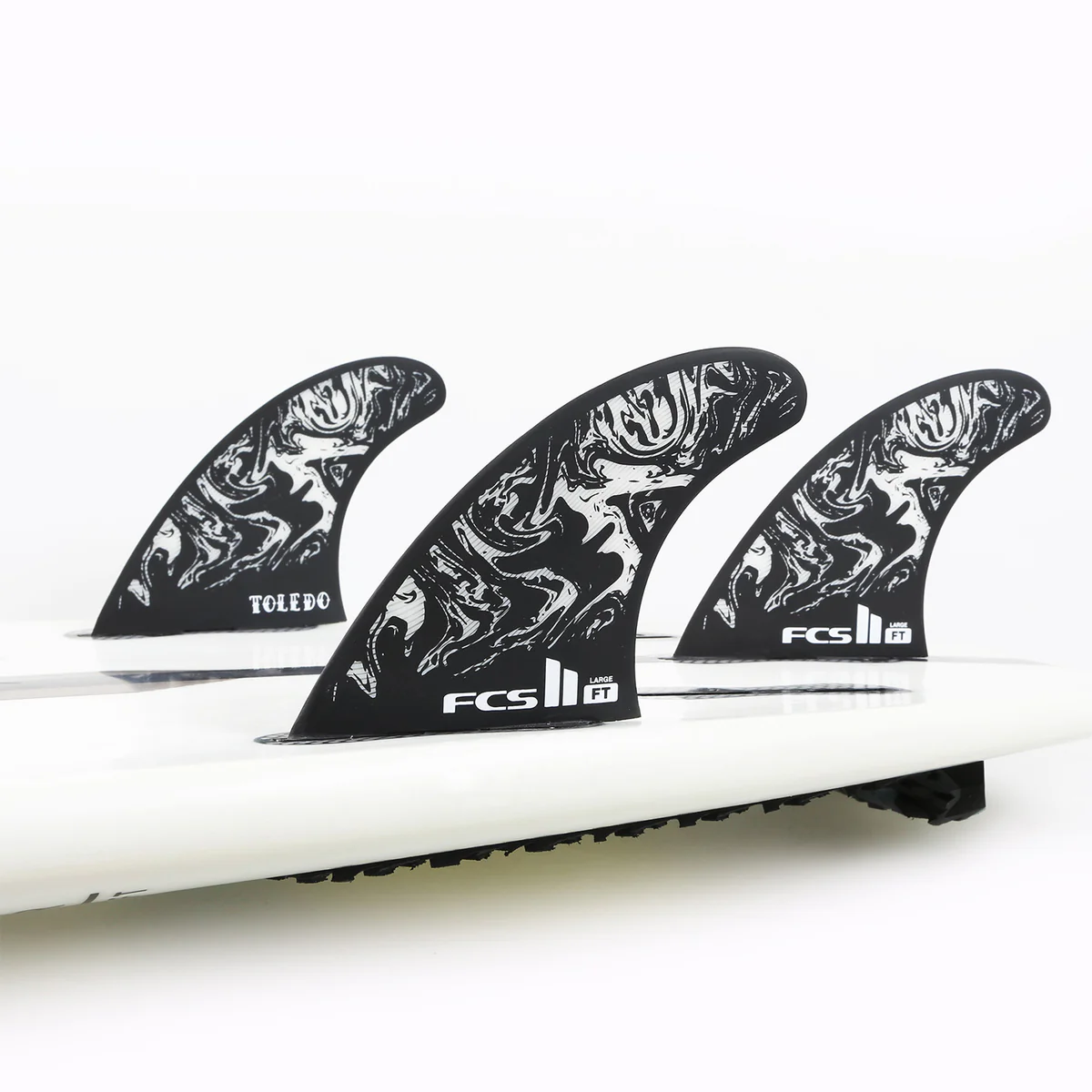 FCS II Filipe Toledo Signature Tri Fins – vue 3