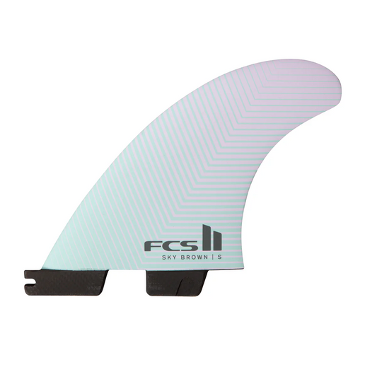 FCS II Sky Brown Signature Tri Fins – image 1